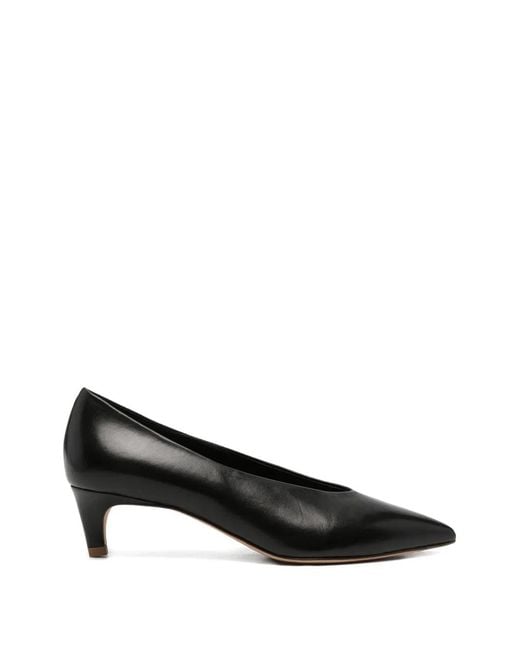 LORENA PAGGI Black Pointed-Toe Pumps