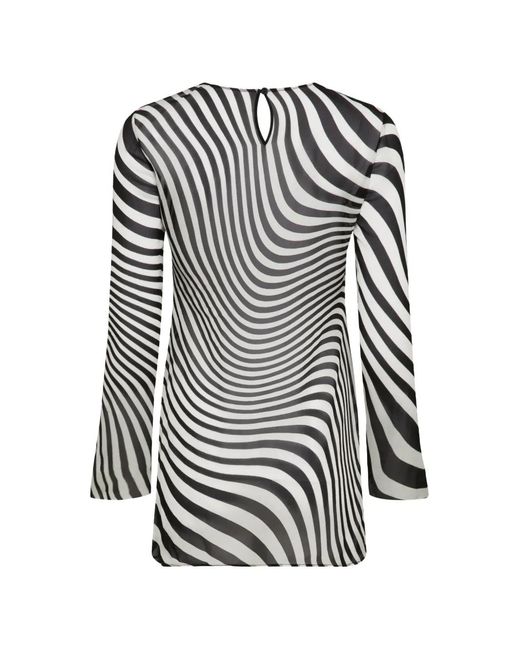 Maison Close Gray Fever Mini Dress