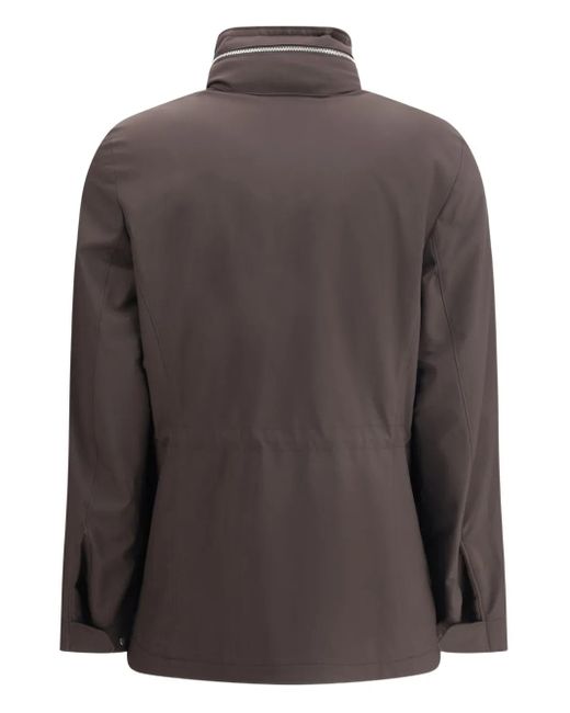 Loro Piana Brown Traveller Mini Field Jacket