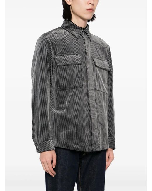 Boss Gray Corduroy Jacket for men