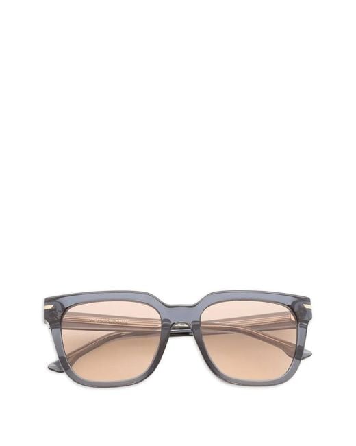 Victoria Beckham Pink Square-Frame Sunglasses