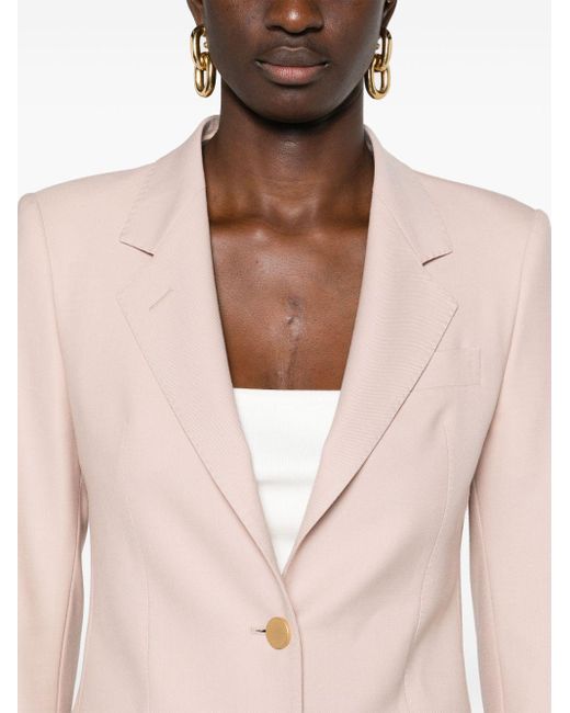 Single-breasted evening suit Tagliatore de color Pink
