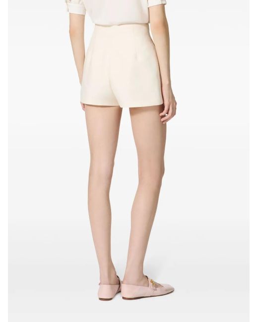 Valentino Garavani White V Detail Shorts