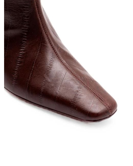Castagna Brown Debby Tapered-Toe Boots