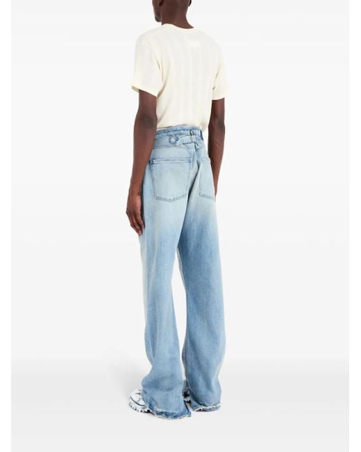 Maison Margiela Blue Buckle Jeans for men