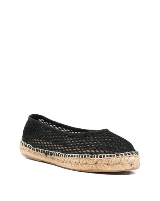 Manebí Black Mesh Espadrilles