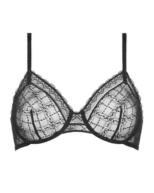 Eres Gray Enchanteur Lace-Trim Bra
