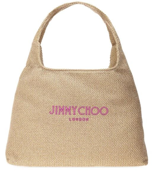 Jimmy Choo Natural Bag Diamond Large