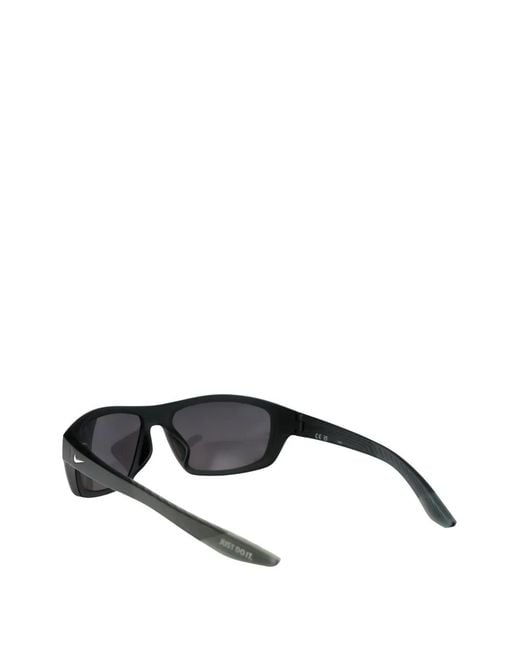 Nike Black Brazen Boost Rectangle-Frame Sunglasses