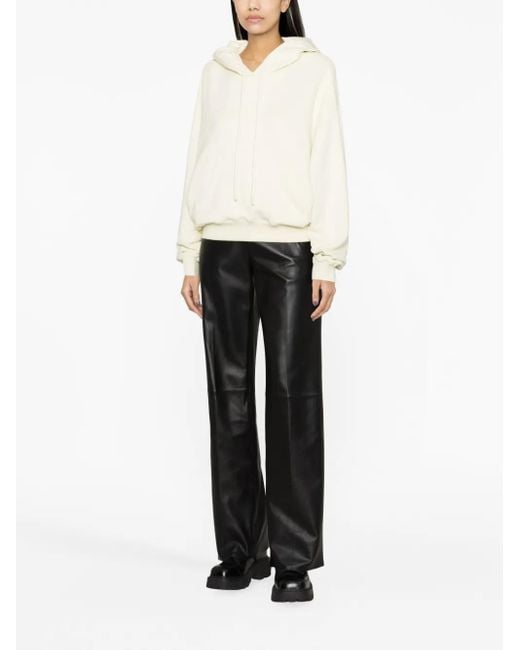 Off-White c/o Virgil Abloh White Logo-Print Cotton Hoodie