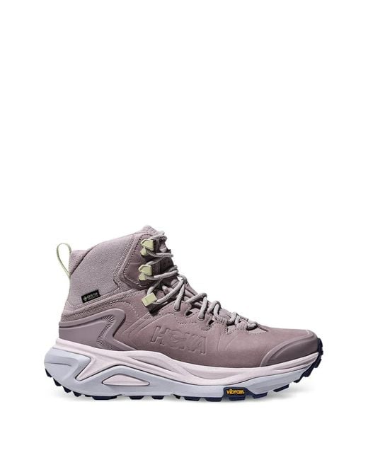 Hoka One One Purple Kaha 3 Mid Gore-Tex Top Lace-Up Sneakers