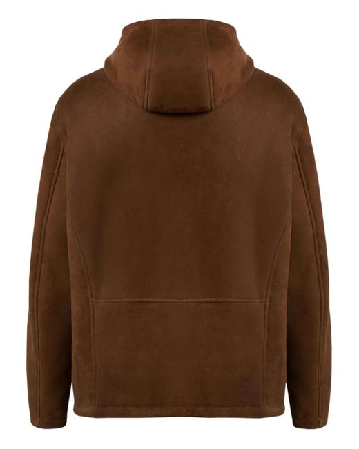 Lardini Brown Suede Jacket for men