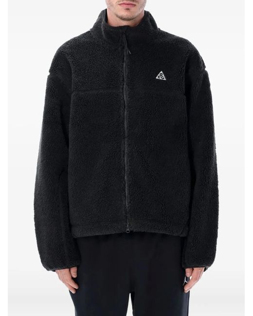 Nike Blue Zip-Fastening Fleece Jacket for men