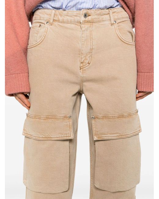 Represent Natural Neutral R3 Cargo Jeans - Men's - Spandex/elastane/cotton/recycled Cotton for men
