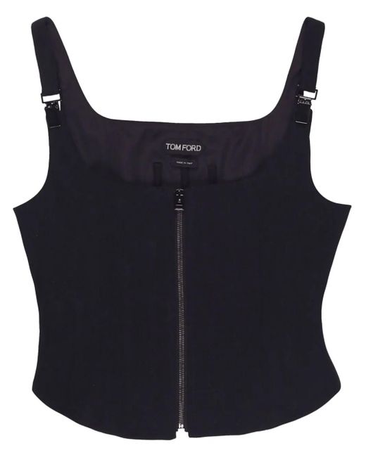 Tom Ford Cropped Top in het Blue