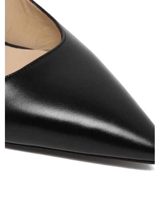 Stuart Weitzman Black Escarpins Pointus Stuart Power À Bride Arrière