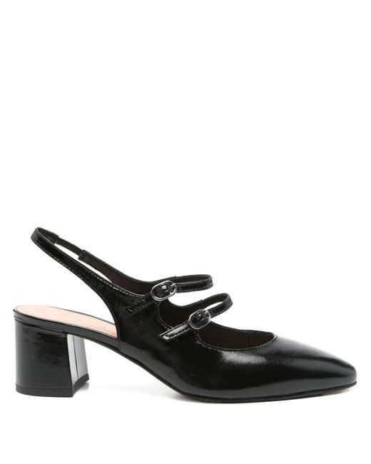 Julie Dee Black 65Mm Slingback Pumps