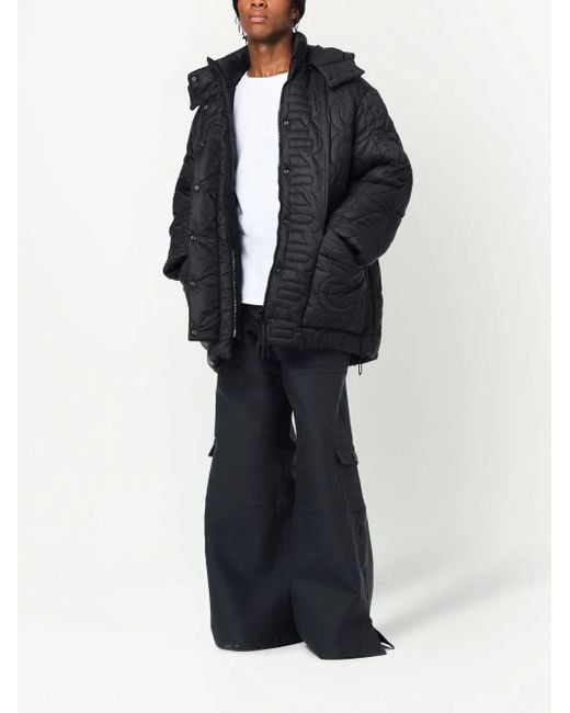 Marc Jacobs Blue The Monogram Quilted Puffer Jacket - Women's - Nylon