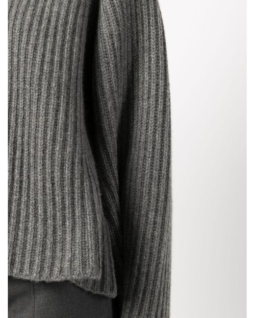 Khaite Gray Genoa Roll-Neck Jumper