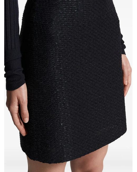 Peserico Black Tweed Skirt