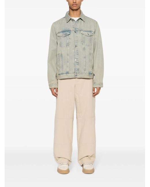 Samsøe & Samsøe Gray Brandon Denim Jacket for men