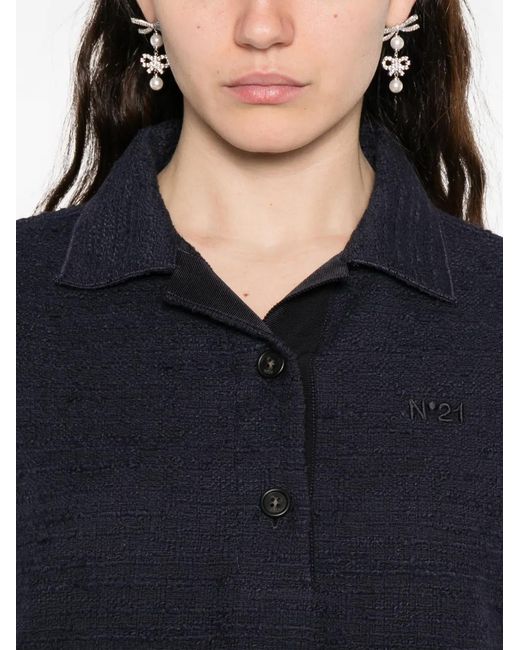 N°21 Geweven Blouse in het Blue
