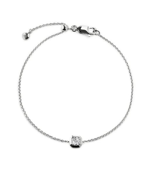 Monica Vinader White Asscher Diamond Bracelet