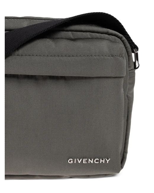 Givenchy Black Medium Zip Cross Body Bag for men