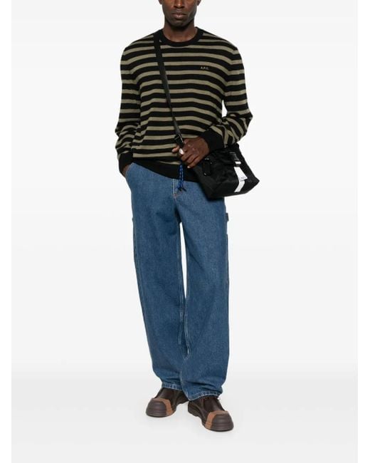 A.P.C. Blue Cargo Jeans for men