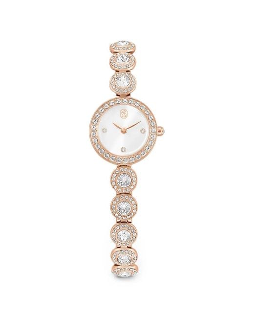 Swarovski Metallic Crystal-Embellished 20Mm Watch