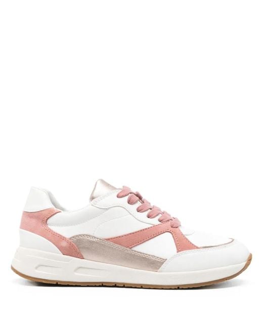 Geox Bulmya パネル スニーカー Pink
