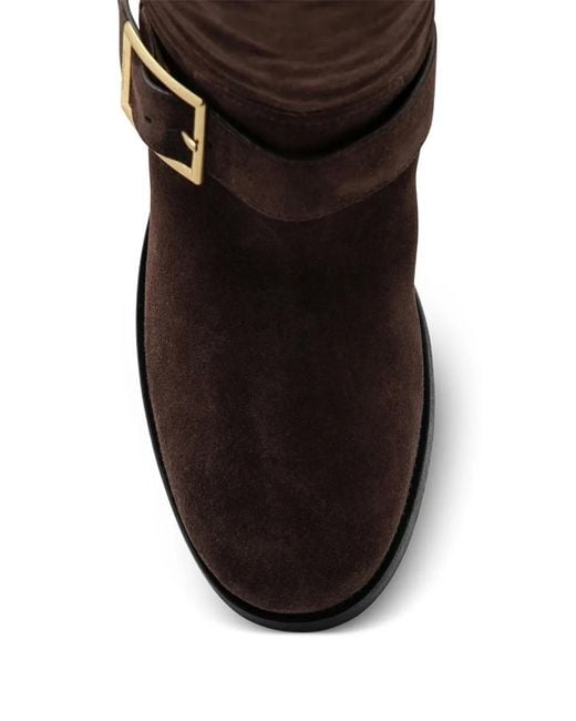 Jimmy Choo Black Suede Ankle Boots