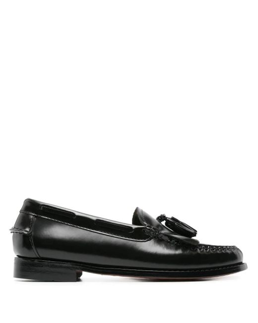 G.H.BASS Black Esther Kiltie Weejuns Loafers