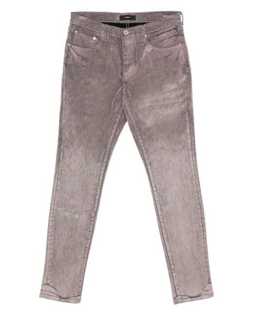 Purple Brand Gray Five-Pocket Jeans for men