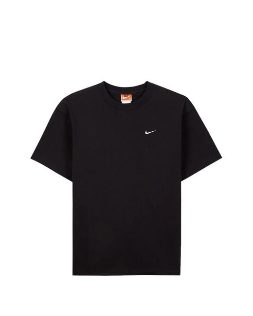 Nike Black Logo-Detail T-Shirt for men