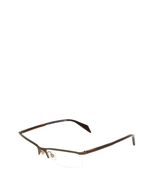 McQueen White Rectangle-Frame Glasses