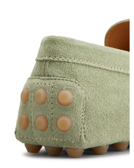 Mocassins Gommino En Daim Tod's pour homme en coloris Green