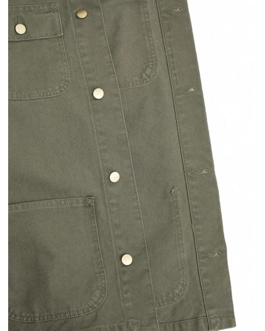 Carhartt Gray Michigan Logo-Patch Jacket for men