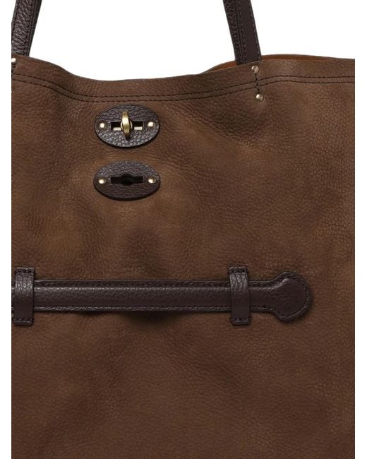 Zanellato Brown Medium A' Spasso Tote Bag