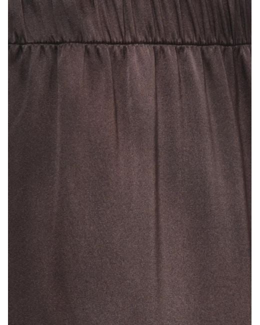 Avant Toi Brown Elastic-Waist Wide-Leg Trousers