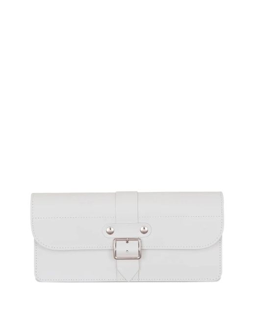 Comme des Garçons White Buckle Leather Wallet