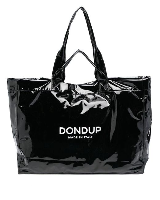 Borsa tote con stampa di Dondup in Black