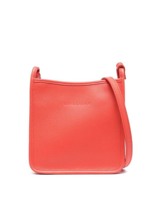 Longchamp Small Le Foulonné Crossbody Bag in Red Lyst