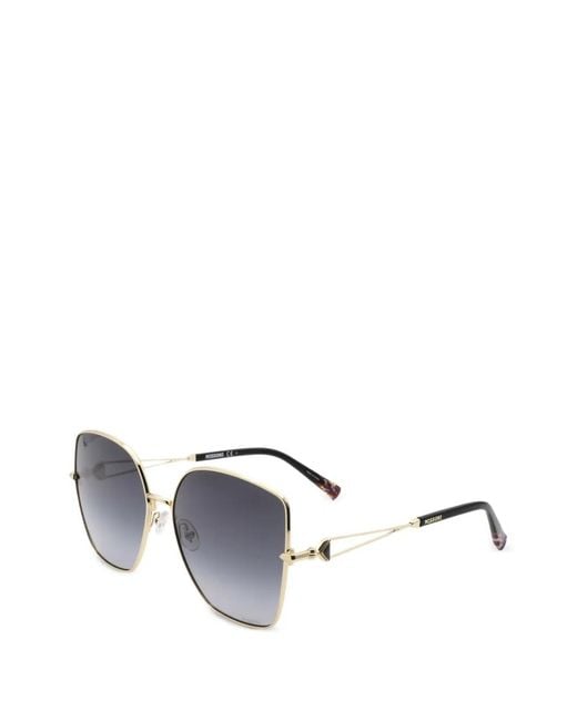 Missoni White Geometric-Frame Sunglasses