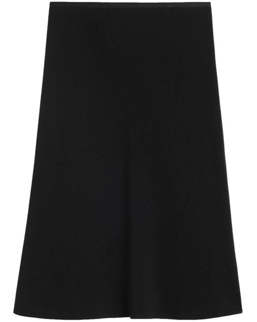 Falda de tubo midi AMI de color Black
