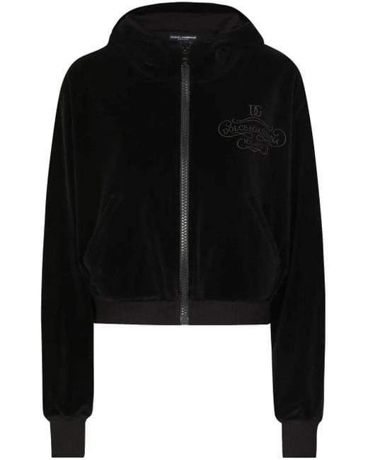 Dolce & Gabbana Black Zip-Throughs
