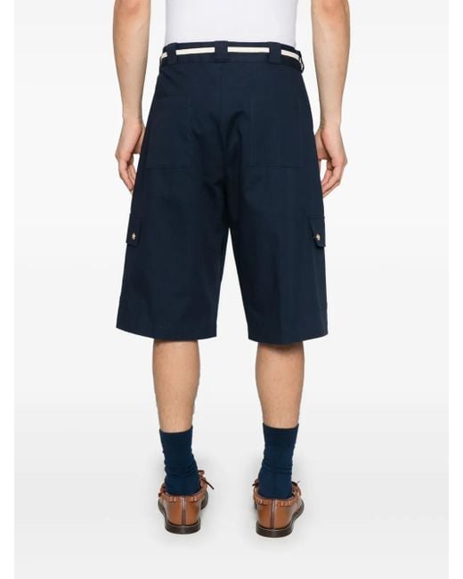 Drole de Monsieur Blue Bermuda Shorts for men