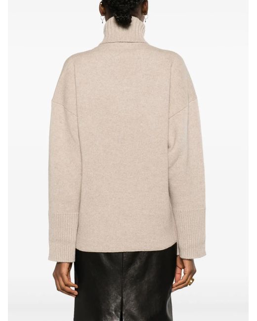 Proenza Schouler Natural Roll-Neck Wool-Blend Jumper