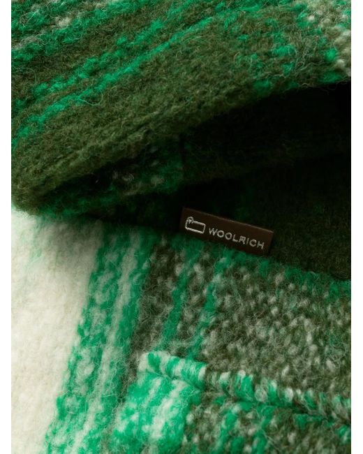Woolrich Geruite Jas in het Green