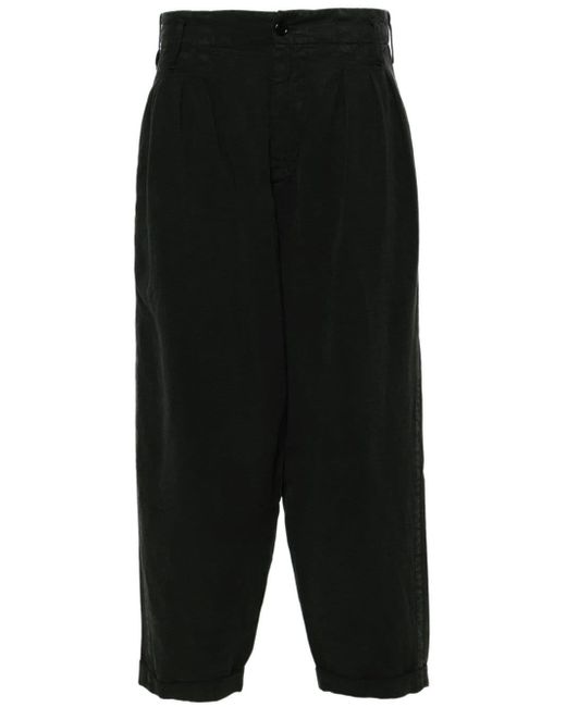 YMC Black Creole Tapered Trousers for men